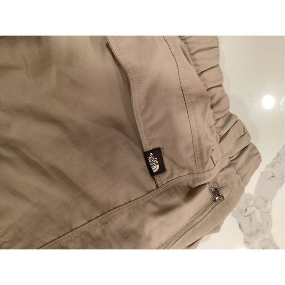 The North Face Mens Convertible Pants Shorts Khaki Sz XLT Short Court Hiking Out - Picture 13 of 13